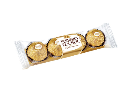 Ciocolata - Praline Ferrero Rocher 4 bucati, 50g