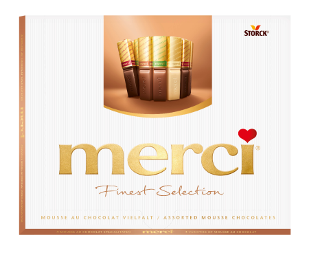 Ciocolata - Praline Merci Mousse au Chocolat 210g