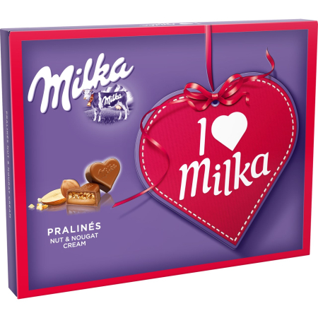 Ciocolata - Praline Milka Crema Alune, 110g