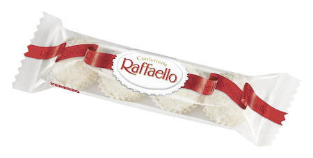 Ciocolata - Praline Raffaello cu Nuca de Cocos si Migdale, 40g
