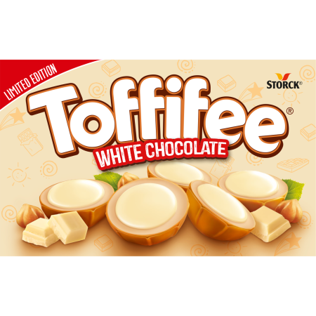 Ciocolata - Praline Toffifee White 125g, cu ciocolata alba