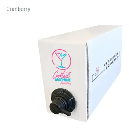 Siropuri si Piureuri - Premix cocktail Prime Mix Cranberry, 3L