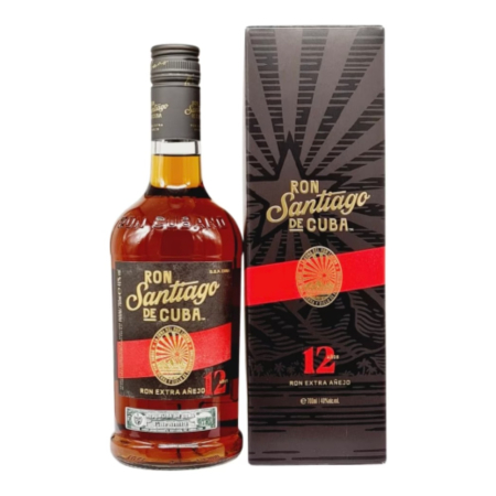 Rom - Rom brun Santiago de Cuba Extra Anejo 12 anos, 0.7L