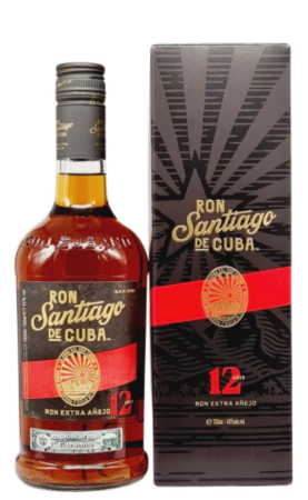 Rom - Rom brun Santiago de Cuba Extra Anejo 12 anos, 0.7L
