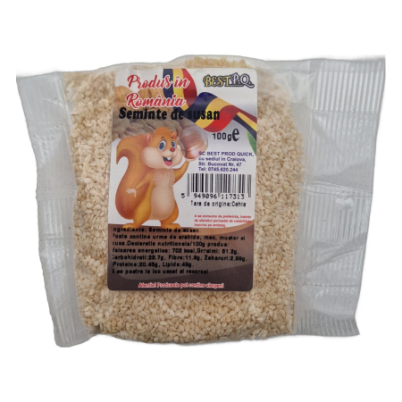 Nuci, seminte si fructe uscate - Seminte de susan Best P.Q. 100g, punga