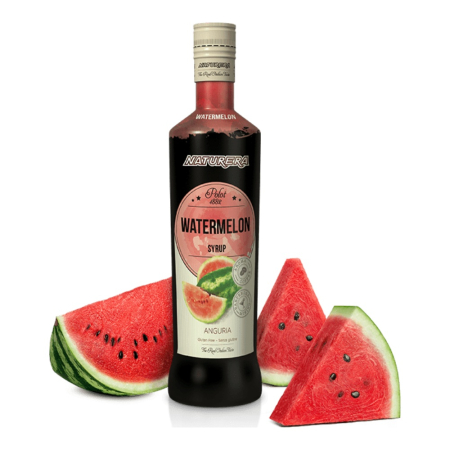 Siropuri si Piureuri - Sirop Naturera Pepene rosu, 0.7L