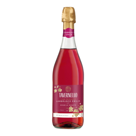 Spumant - Spumant rose demidulce Tavernello Lambrusco Emilia IGT Rosato Amabile, 0.75L, Emilia-Romagna, Italia