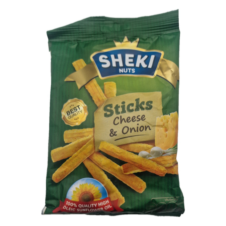 Nuci, seminte si fructe uscate - Sheki Sticks cu branza si ceapa