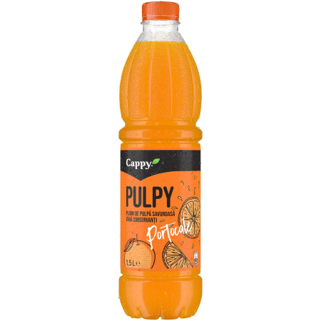 Bauturi necarbogazoase - Suc Cappy Pulpy Orange, Pet 1.5L
