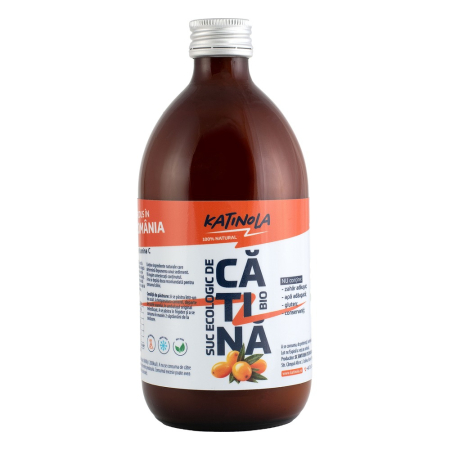 Sucuri Naturale - Suc de catina 100% bio Katinola 0.5L