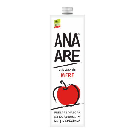 Soft Drinks - Suc de mere Ana Are, 1L