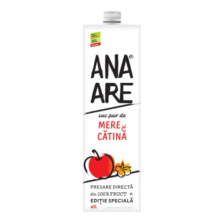 Soft Drinks - Suc de mere si catina Ana Are, 1L