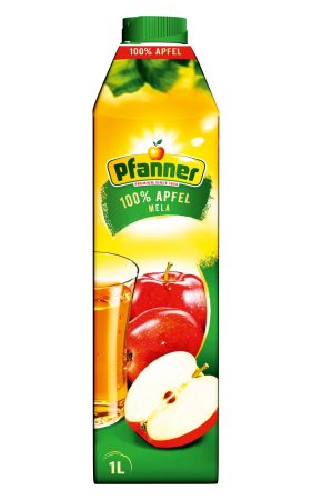 Bauturi necarbogazoase - Suc Pfanner Mere 100 %, cutie 1L