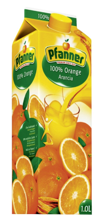Bauturi necarbogazoase - Suc Pfanner Portocale 100%, cutie 1L