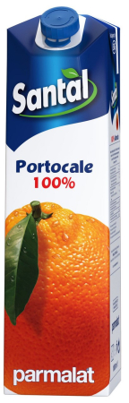 Bauturi necarbogazoase - Suc Santal de Portocale 100%, cutie 1L