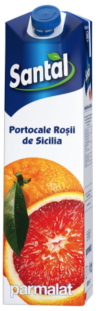 Bauturi necarbogazoase - Suc Santal de Portocale Rosii 25%, cutie 1L
