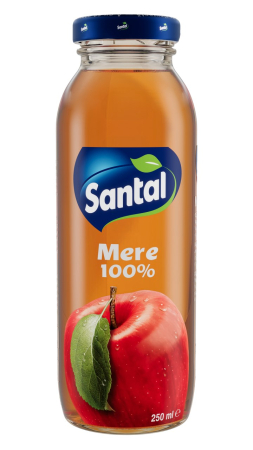 Bauturi necarbogazoase - Suc Santal Mere 100%, sticla 0.25L