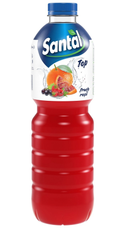 Bauturi necarbogazoase - Suc Santal Top Fructe Rosii, Pet 1.5L