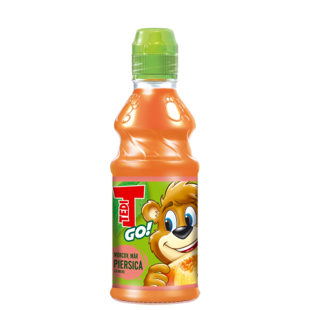 Bauturi necarbogazoase - Suc Tedi GO! Morcov-Mar-Piersici, Pet 0.3L