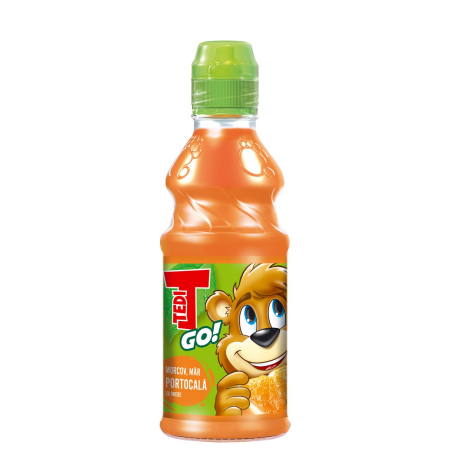Bauturi necarbogazoase - Suc Tedi GO! Morcov-Mar-Portocale, Pet 0.3L