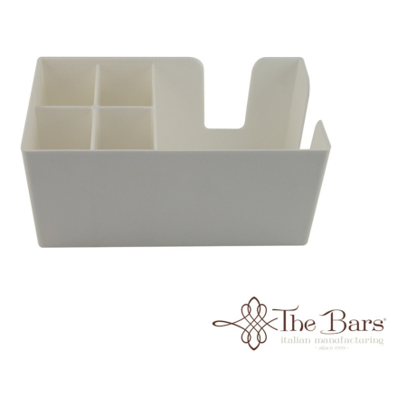 Accesorii Bar - Suport servetele si accesorii bar THE BARS Bar Caddy, alb