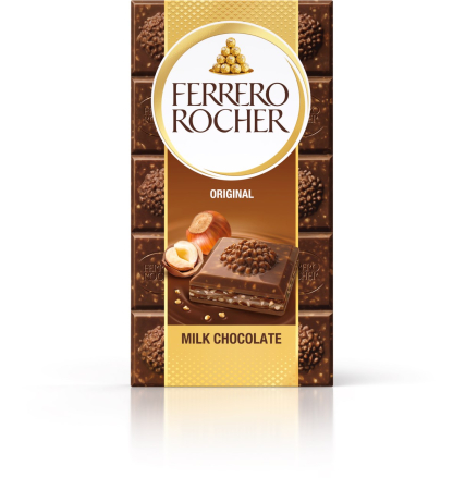 Ciocolata - Tableta Ferrero Rocher Ciocolata, 90g