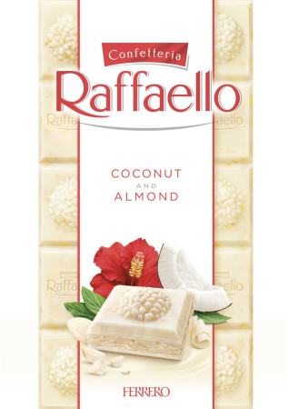 Ciocolata - Tableta Raffaello Ciocolata, 90g