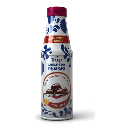 Siropuri si Piureuri - Topping Fabbri Gold Amarena cu bucati, 950g, Italia