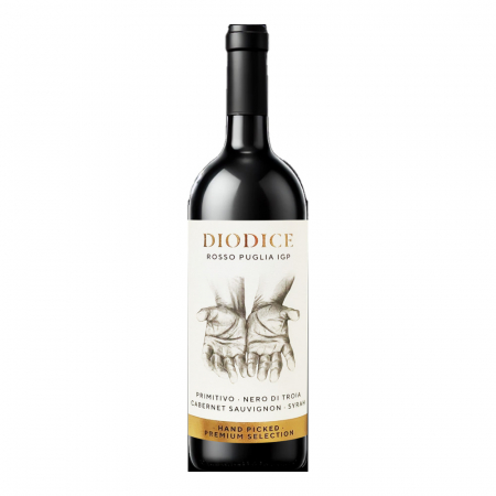 Vin - Varvaglione Diodice Rosso di Puglia 0.75 L - Primitivo, Nero Di Troia, Cabernet Sauvignon & Syrah