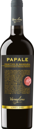 Vin Rosu - Varvaglione Papale Linea Oro Primitivo Di Maduria 0.75 L, Vin Rosu sec, Puglia, Italia