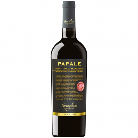 Vin - Varvaglione Papale Linea Oro Primitivo Di Maduria 0.75 L, Vin Rosu sec, Puglia, Italia