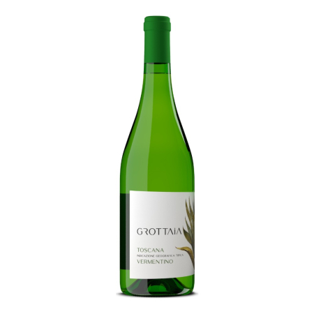 Vin Alb - Vin alb sec Caccia al Piano Grottaia Vermentino Toscana IGT, 0.75L, Toscana, Italia