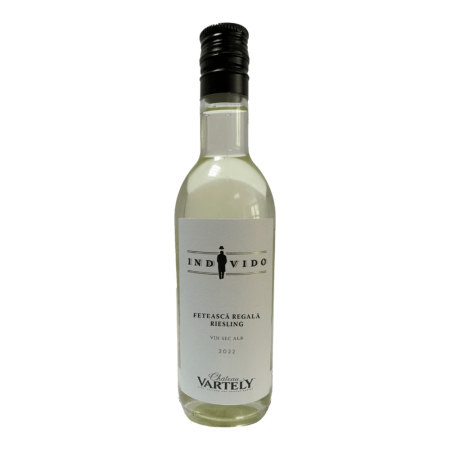 Vin Alb - Vin alb sec Chateau Vartely Individo Feteasca Regala & Riesling, 6x0.187L, Orhei, Republica Moldova