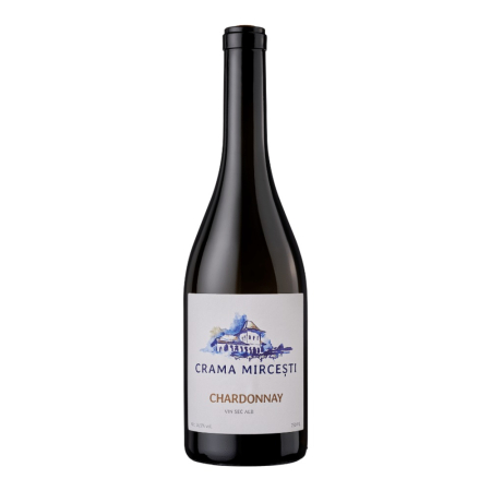 Vin Alb - Vin alb sec Crama Mircesti Chardonnay, 0.75L, Ungheni, Republica Moldova