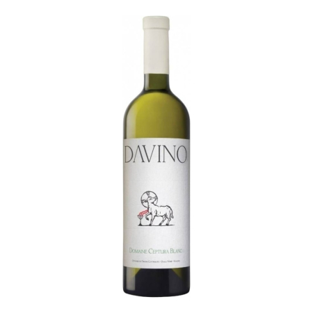 Vin Alb - Vin alb sec Davino Domaine Ceptura Blanc, 0.75L, Dealu Mare, Romania