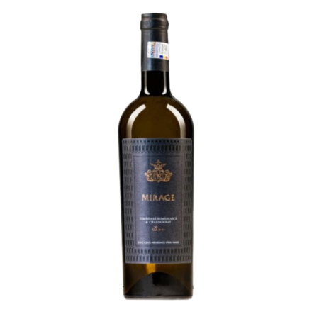 Vin - Vin alb sec Domeniile Vinju Mare Mirage Tamaioasa Romaneasca & Chardonnay, 0.75L