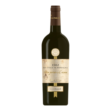 Vin Alb - Vin alb sec Leonardo Da Vinci 1502 Uve portate a Cesena Sauvignon Rubicone, 0.75L, Emilia-Romagna, Italia