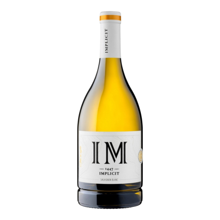 Vin - Vin alb sec Recas Implicit Sauvignon Blanc, 0.75L, Banat, Romania