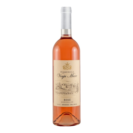 Vin Rose - Vin rose demidulce Domeniile Vinju Mare Rose, 0.75L, Mehedinti, Romania