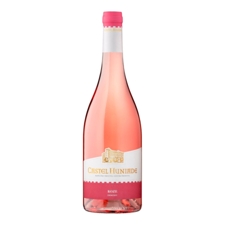 Vin - Vin rose demisec Recas Castel Huniade Rose, 0.75L, Banat, Romania
