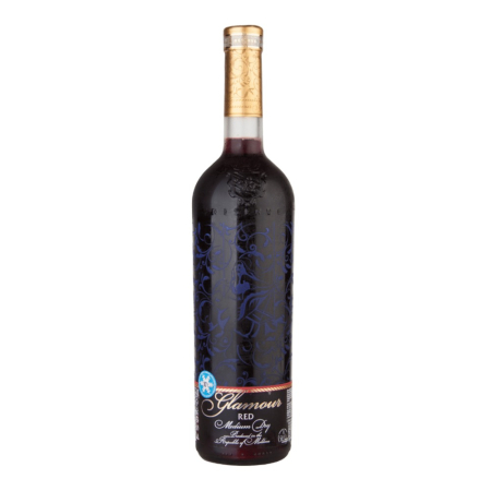 Vin Rosu - Vin rosu demisec Suvorov-Vin Glamour Reserva Red, 0.75L, Causeni, Republica Moldova