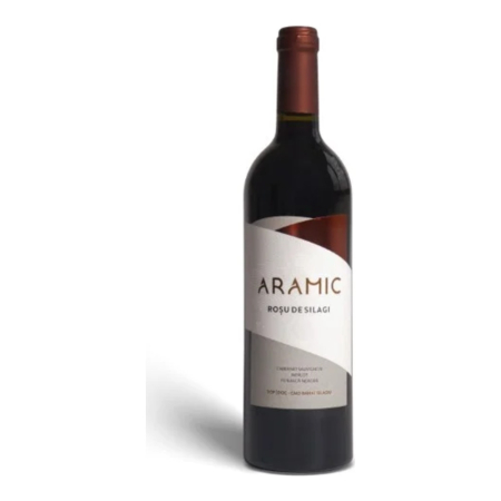 Vin Rosu - Vin rosu sec Aramic Rosu de Silagi, 0.75L, Banat, Romania