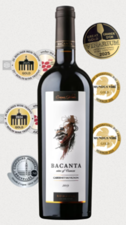 Vin Rosu - Vin rosu sec Crama Girboiu Bacanta Cabernet Sauvignon , 0.75L