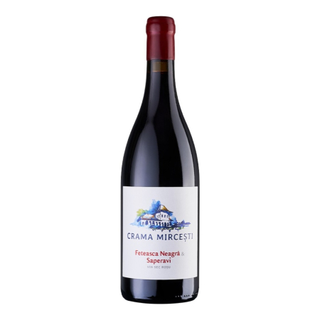 Vin Rosu - Vin rosu sec Crama Mircesti Feteasca Neagra & Saperavi, 0.75L, Ungheni, Republica Moldova
