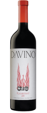 Vin Rosu - Vin rosu sec Davino Flamboyant, 0.75L