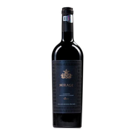 Vin Rosu - Vin rosu sec Domeniile Vinju Mare Mirage Cabernet Sauvignon & Syrah, 0.75L, Mehedinti, Romania