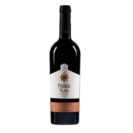 Vin Rosu - Vin rosu sec Domeniile Vinju Mare Prince Vlad Feteasca Neagra, 0.75L