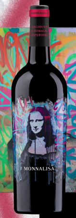 Vin - Vin rosu sec Monnalisa Sangiovese Superiore Romagna, 0.75L, Emilia-Romagna, Italia