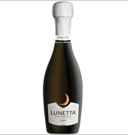Prosecco - Vin spumant alb brut Cavit Lunetta Prosecco DOC, 0.2L, Veneto, Italia
