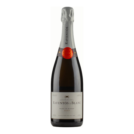 Vin Spumant - Vin spumant alb brut Raventos i Blanc Blanc de Blancs, 0.75L, Conca del Riu Anoia, Catalonia, Spania